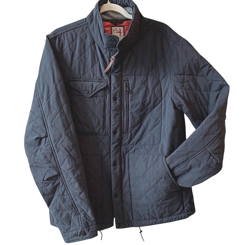 Relwen Quilted Jacket Mens M Grey Blue Gorpcore Fall Utilitarian Huckberry